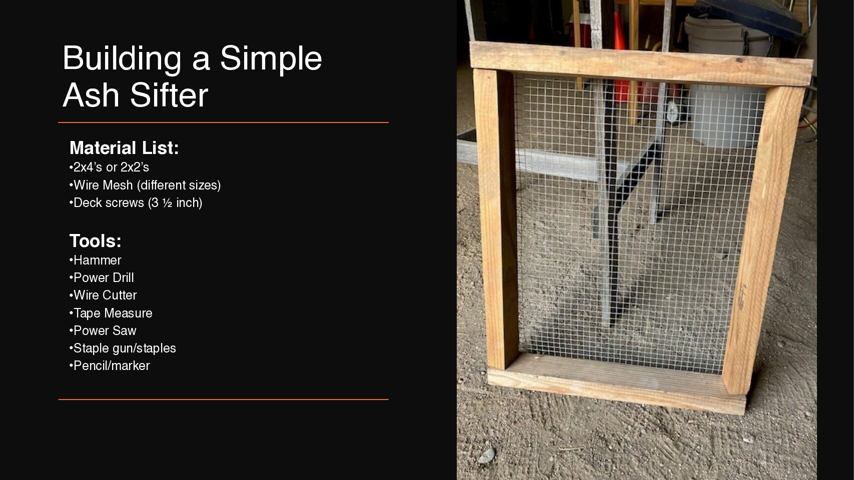 Sifter Measurements